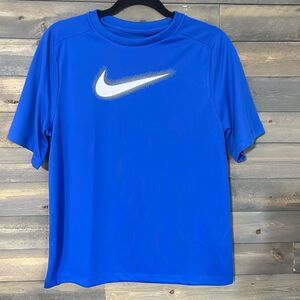 New Nike Dri-FIT Graphic Training Top Big Boy Size XLarge in Blue